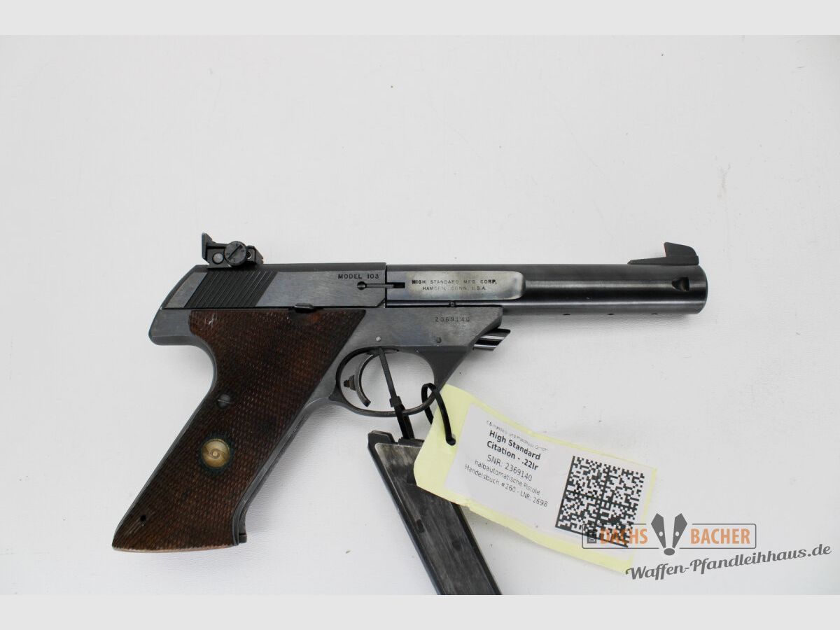 Pistola High-Standard Supermatic Citation Cal .22lfB