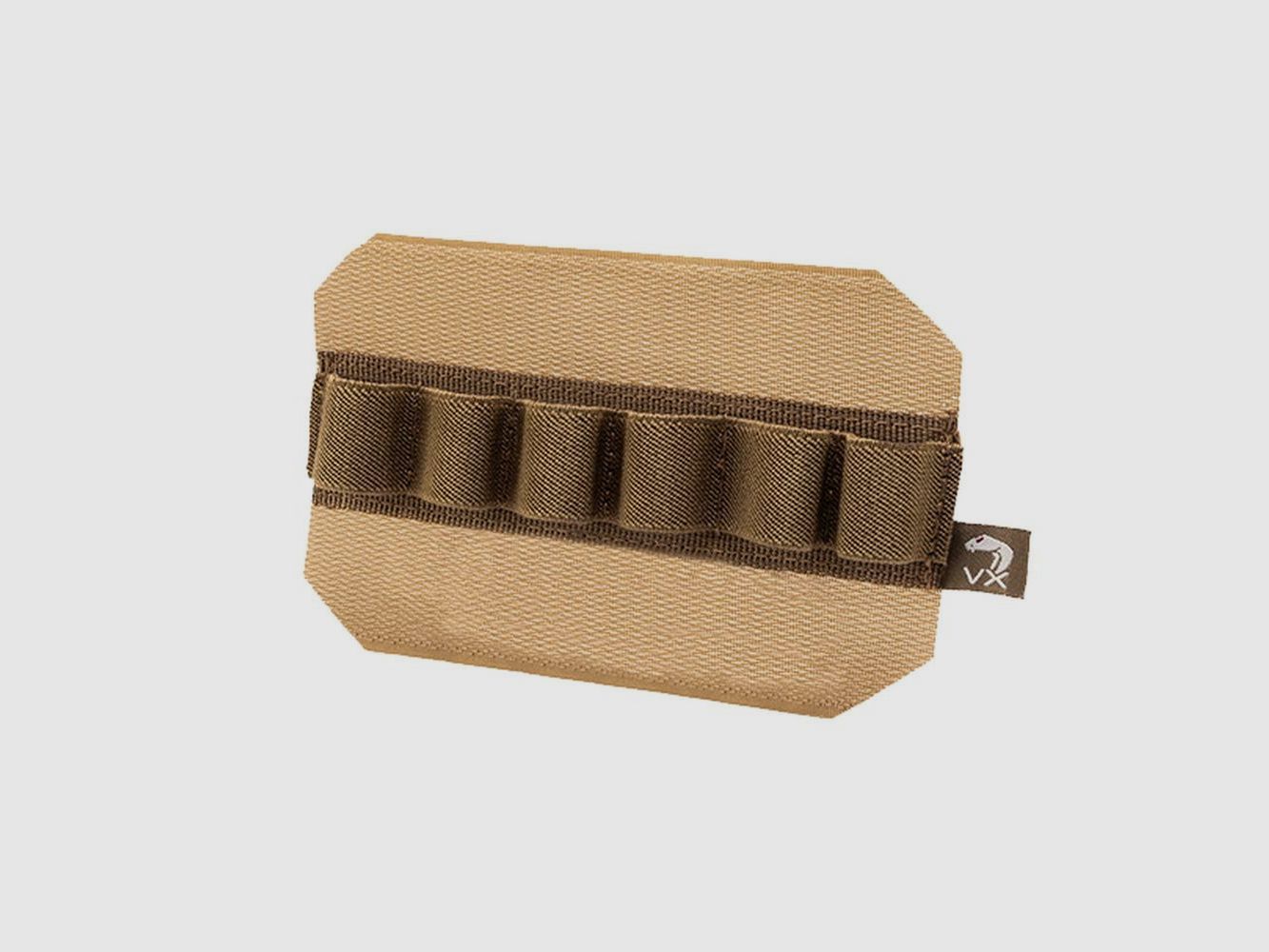 Porte Cartouche à Velcro VX Shotgun Viper Tactical - Coyote - Accès Rapide - Fixation Sécurisée