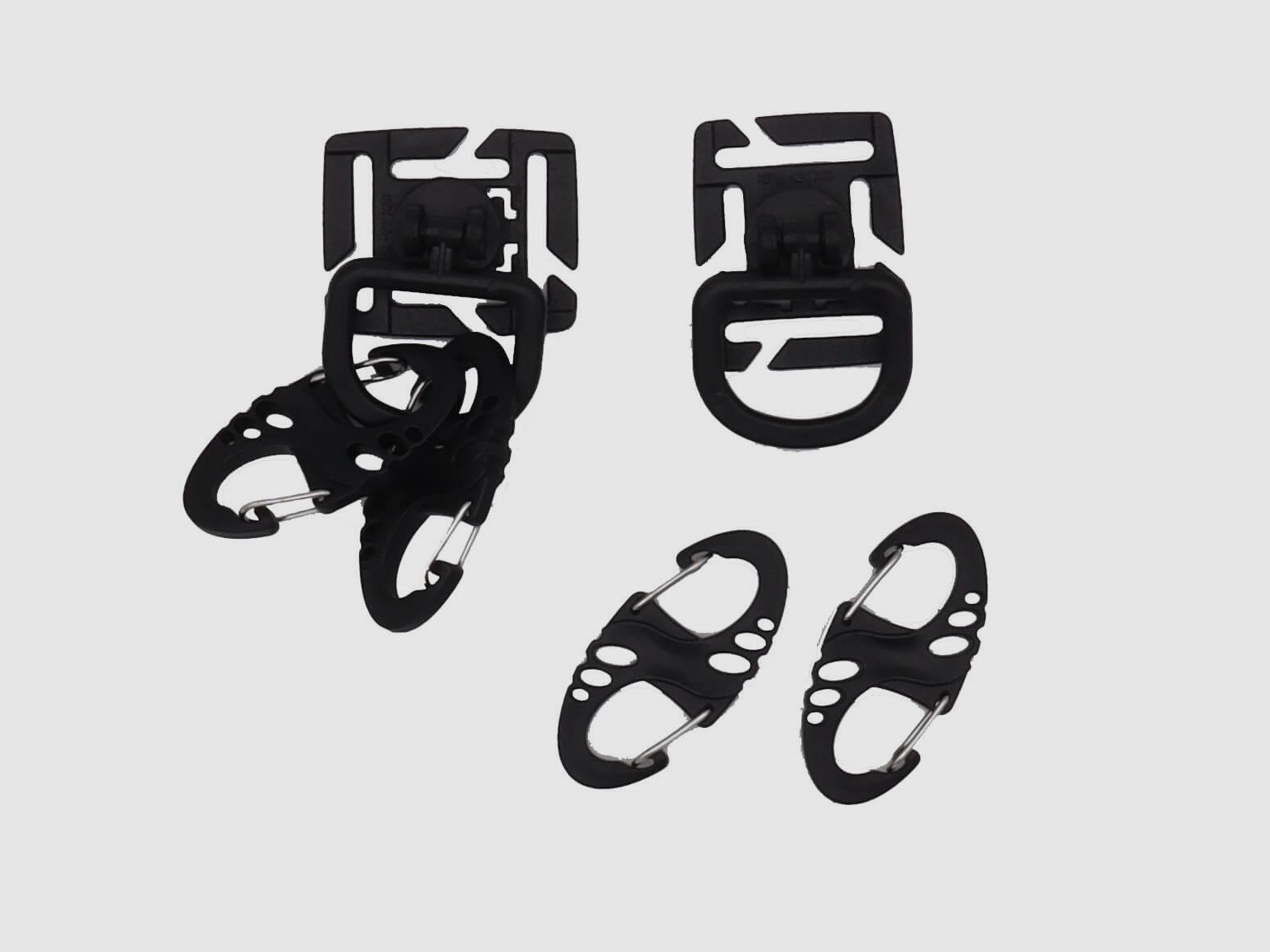 <Tactical Set Ultimate S-Carabiner - Black