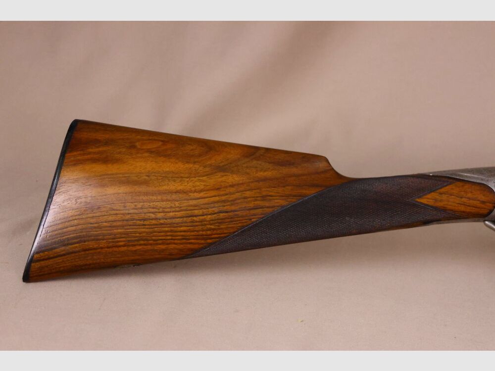 Darné ; St. Etienne Querflinte // tolle Gravur // gebläute Abzüge // honigf. Schaft // TOP