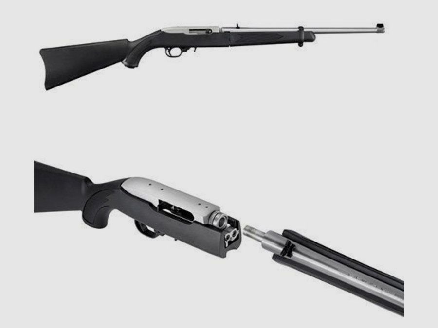 Carabine Ruger 10/22 Take Down Synthétique inox Cal 22LR, image 2 sur 3