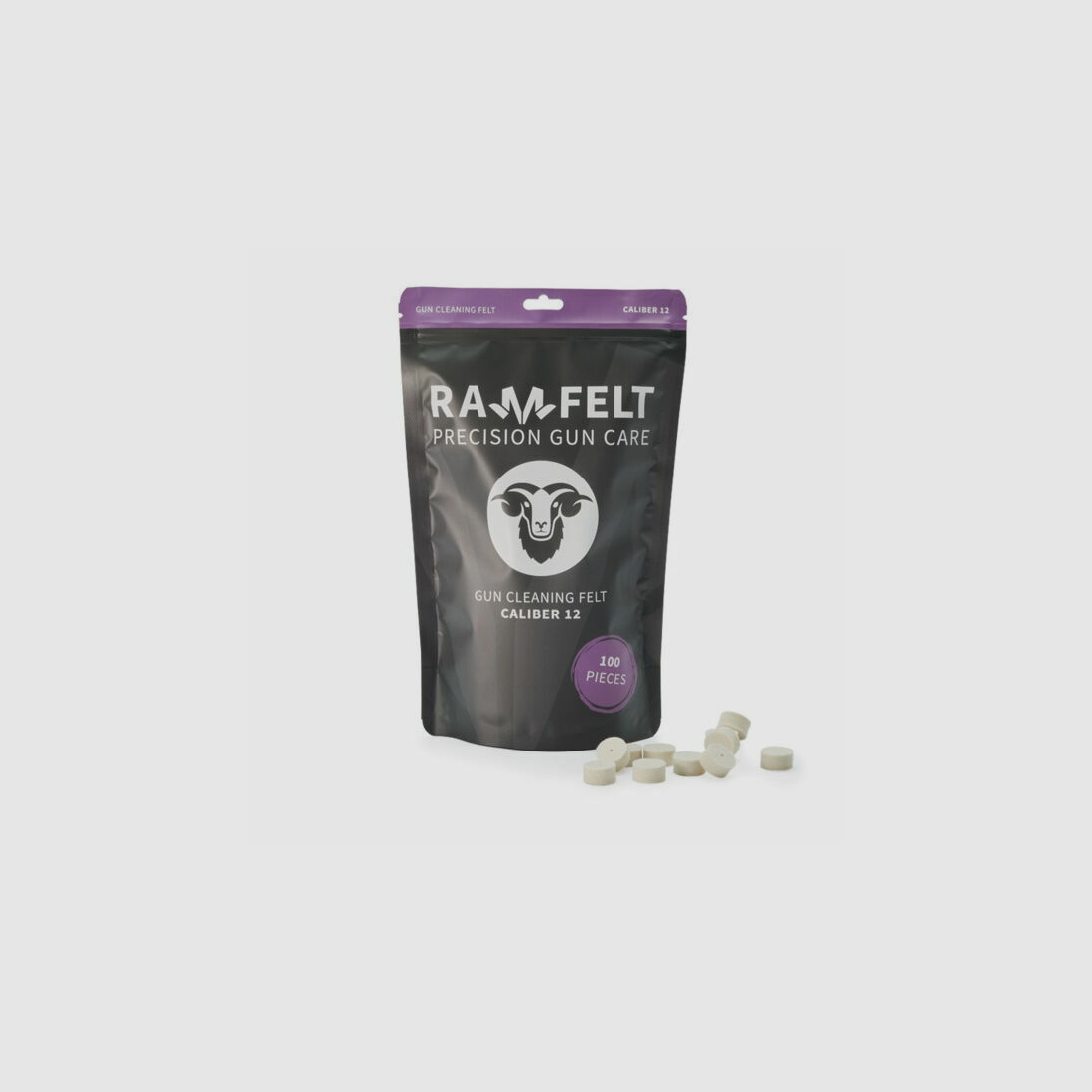 Ramfelt Ramfelt Loopreiniger van vilt - Kaliber 12