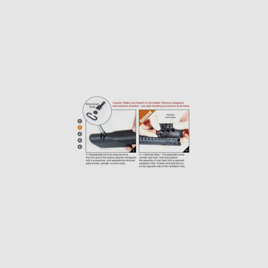 Schwarz Handguard für Saiga Kal. 12, Bild 3 von 7
