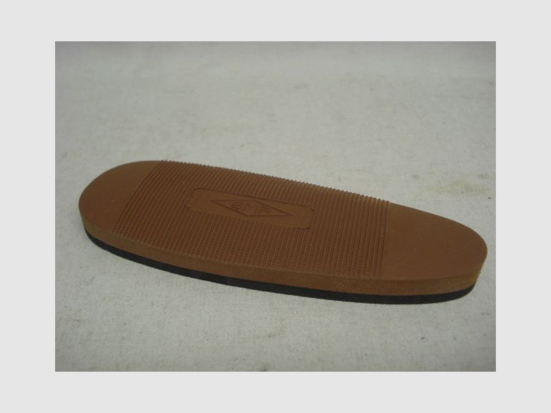 BMR Schaftkappe 10mm - braun - Hartgummiunterlage