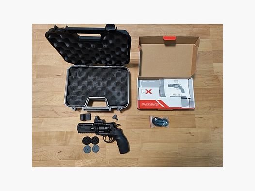 Umarex UX Tornado CO2 Revolver mit viel Zubehör