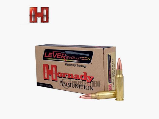 20 Munitions HORNADY Leverevolution 338 Marlin Express 200 Gr Ftx