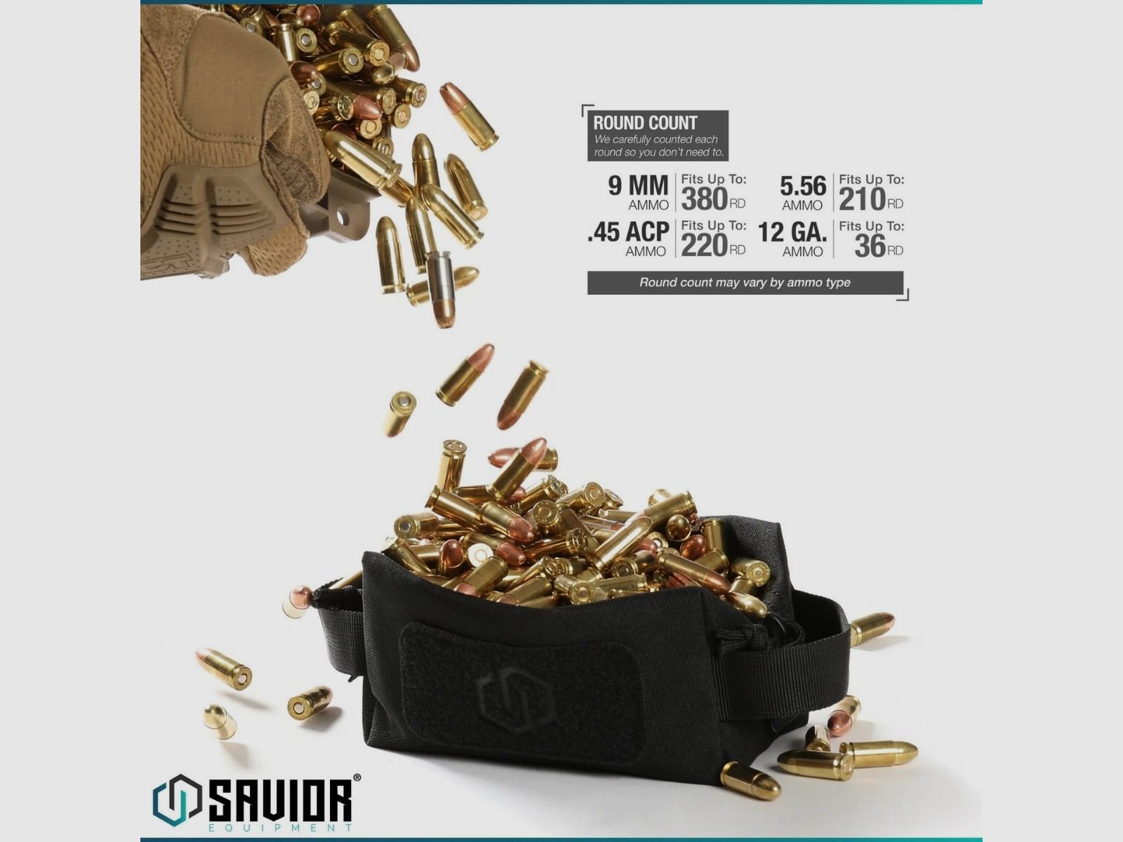 Savior - Mała torba na amunicję - Loose Sac Mini - Soft Ammo Carrier 4-pack - M81 Woodland - SP-MINIAMST-4P-M81, zdjęcie 2 z 6