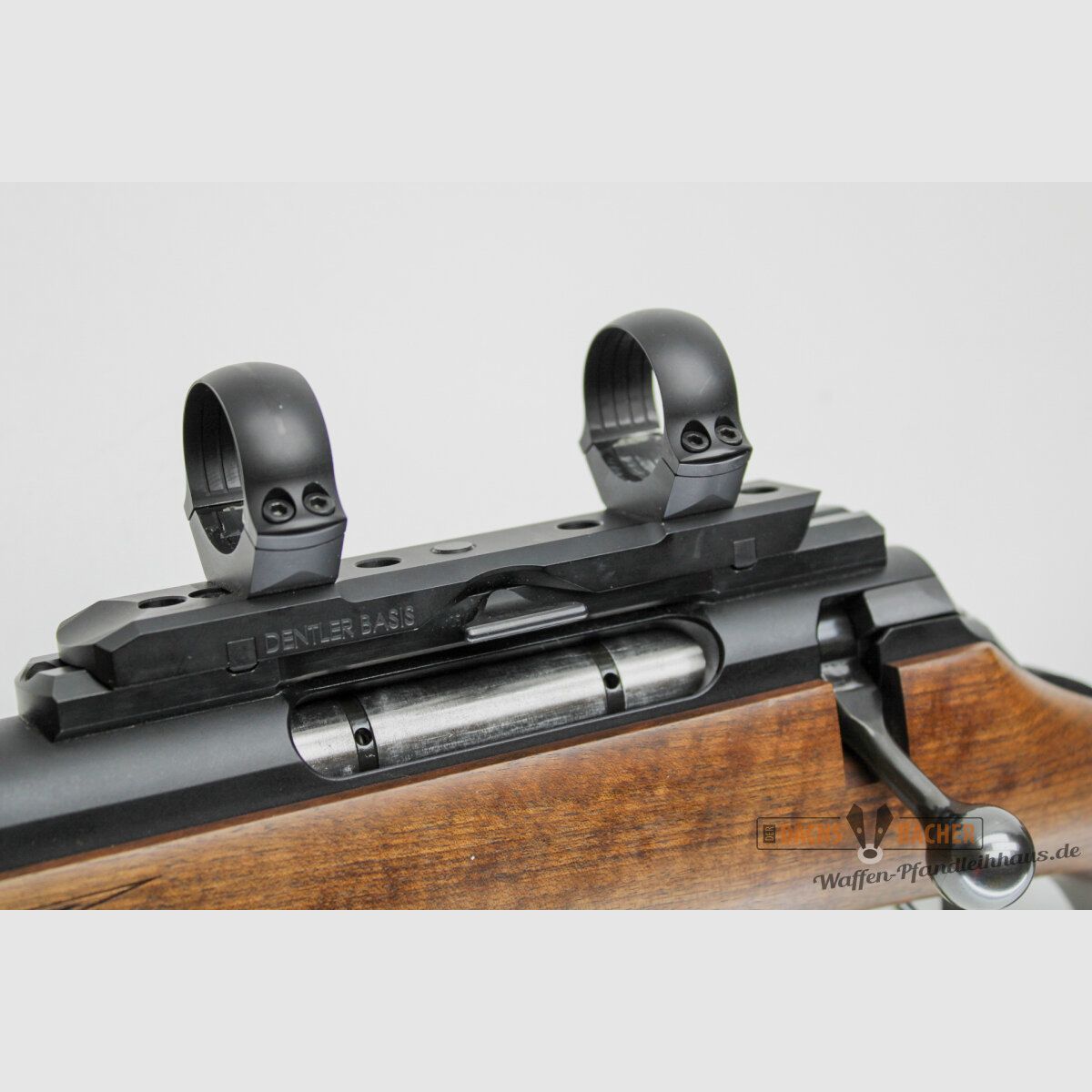 Rep. Büchse Rößler Titan 6 LINKSSYSTEM Kal. .30-06 Sprg. mit Dentler Basis und 30er Ringen