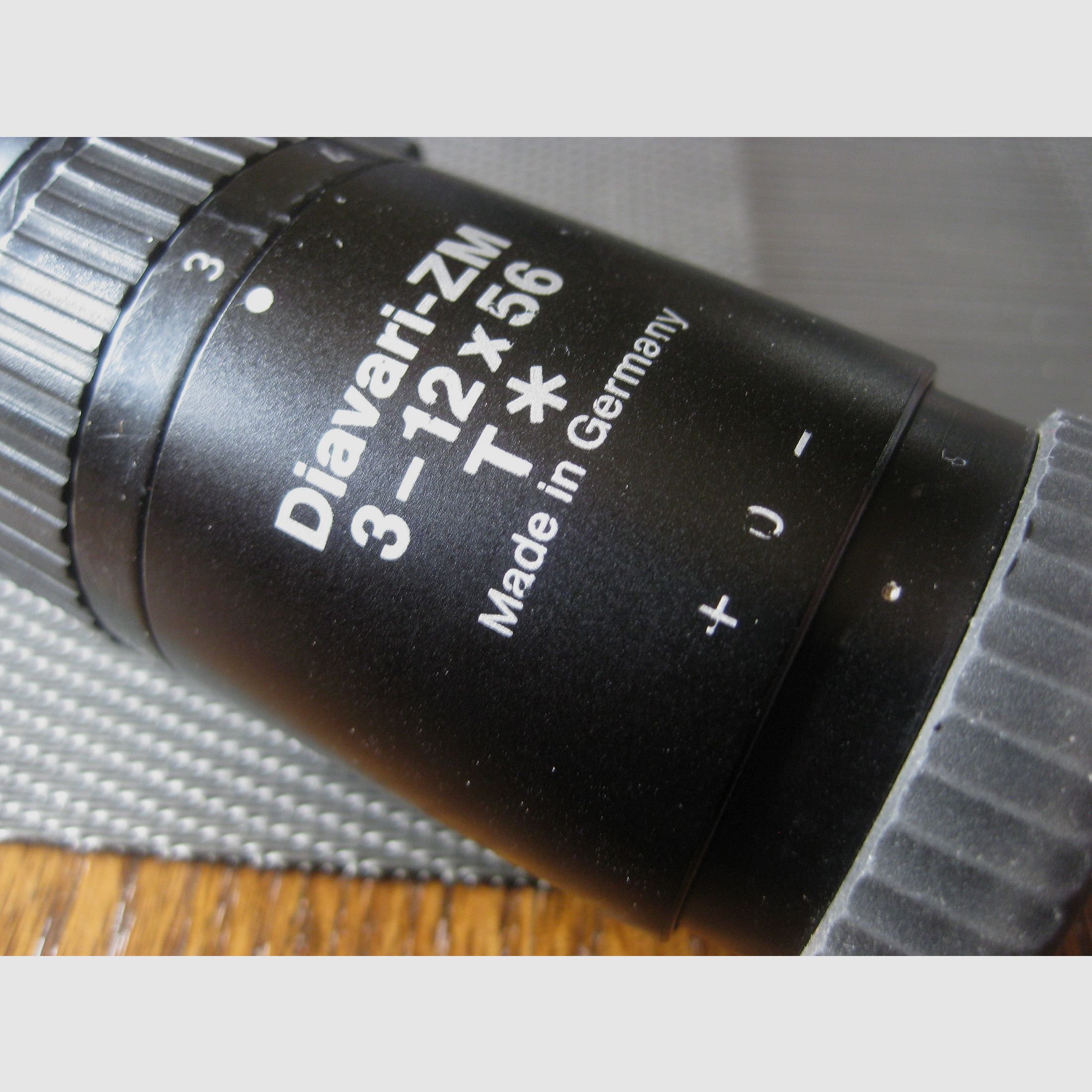 ZEISS classic! DIAVARI ZM 3-12x56 M (internal rail) with LP reticle-40 and EP-Arms ROTOCLIP adapter incl. connecting piece 52x0.75!! Not Swarovski-Blaser-Sauer-Mauser-Leica-DD-GPO