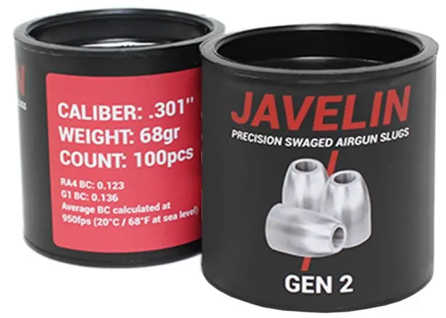 Slugs Javelin Gen 2 7.62mm. 68 grain (.301)