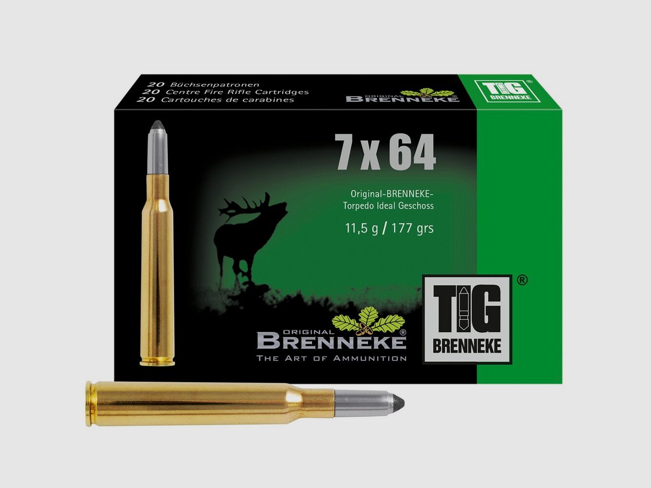 Brenneke 7×64 TIG 11,5g/177grs.