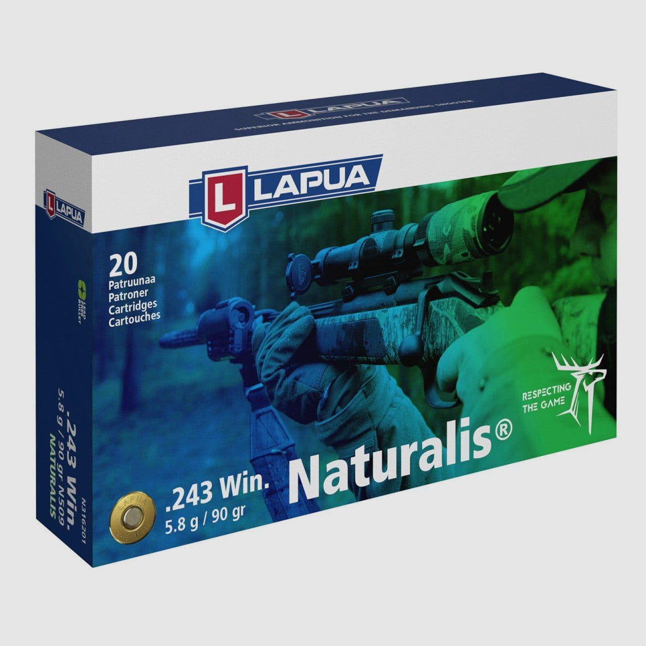 Lapua .243 Win. Naturalis 90gr. - 20 Stk.