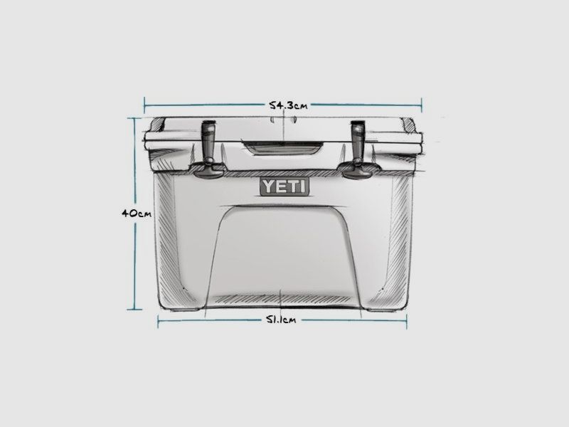 YETI® Koelbox Tundra 35 - Navy, afbeelding 10 van 12