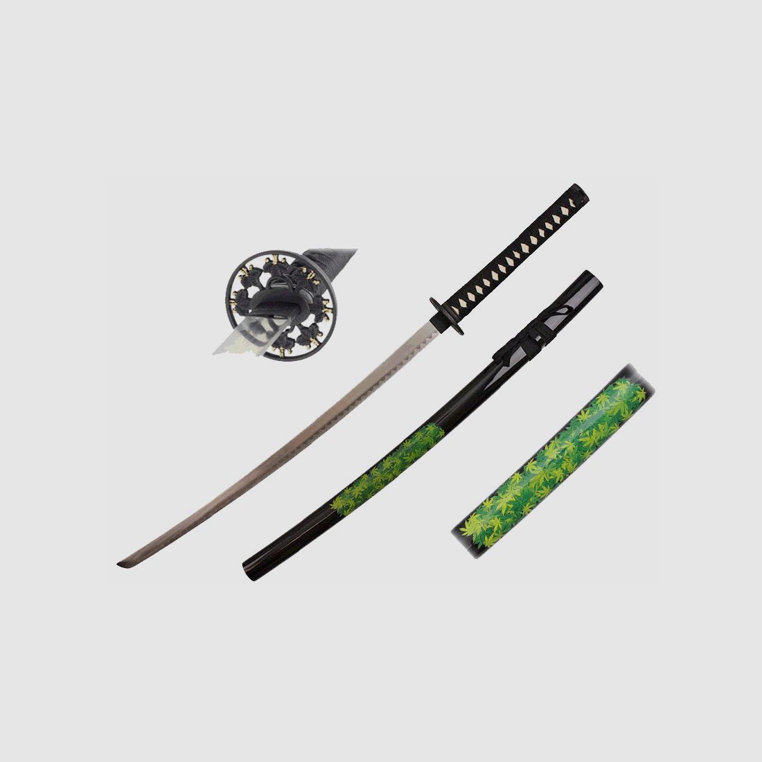 Katana Marihuana Dekoracja Samurajskiego Miecza