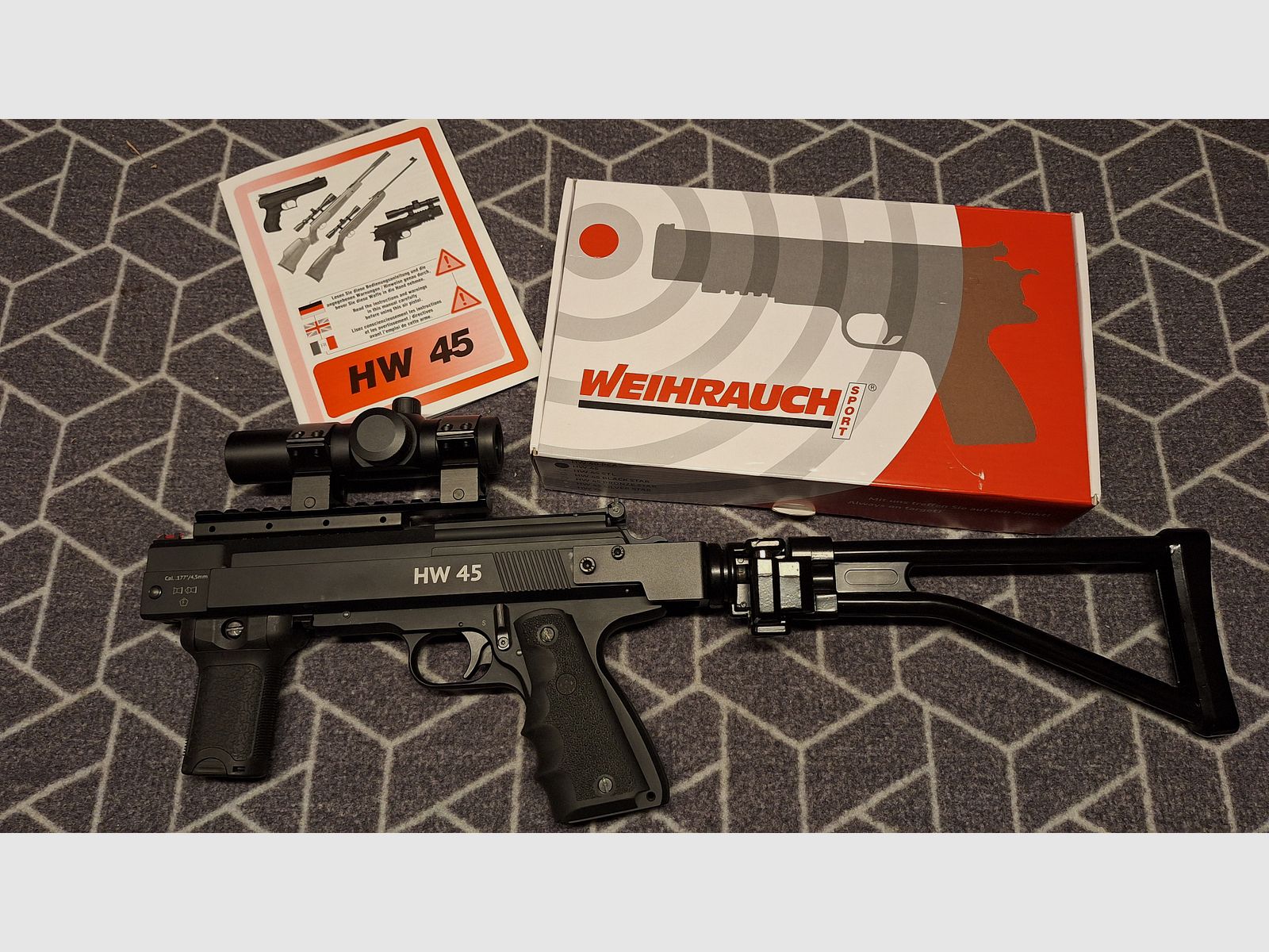 Weihrauch HW 45 Taktischer Pistolenkarabiner!