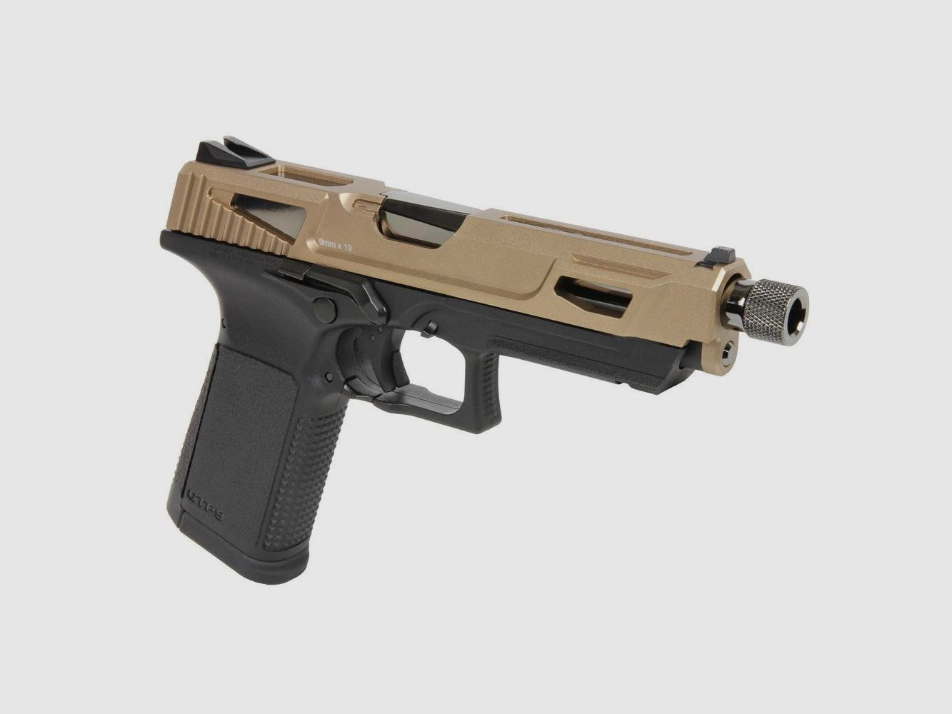 Replik Pistol GTP9 G G GBB Gas 0,9J MS DST Gold - Realismus und Präzision - Für leistungsstarkes Airsoft, Bild 2 von 6
