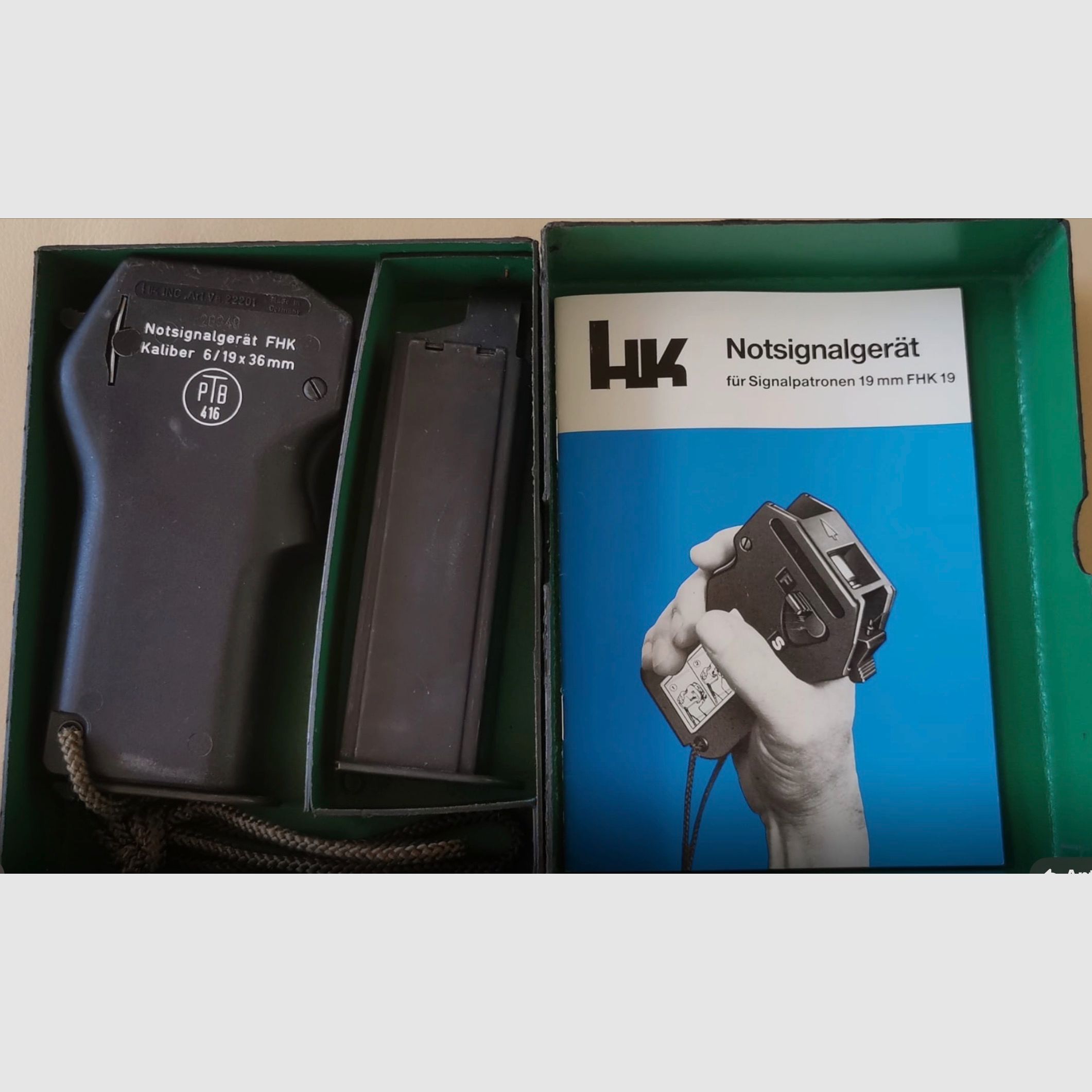 Heckler & Koch Notsignalgerät, versión PTB, 19 mm