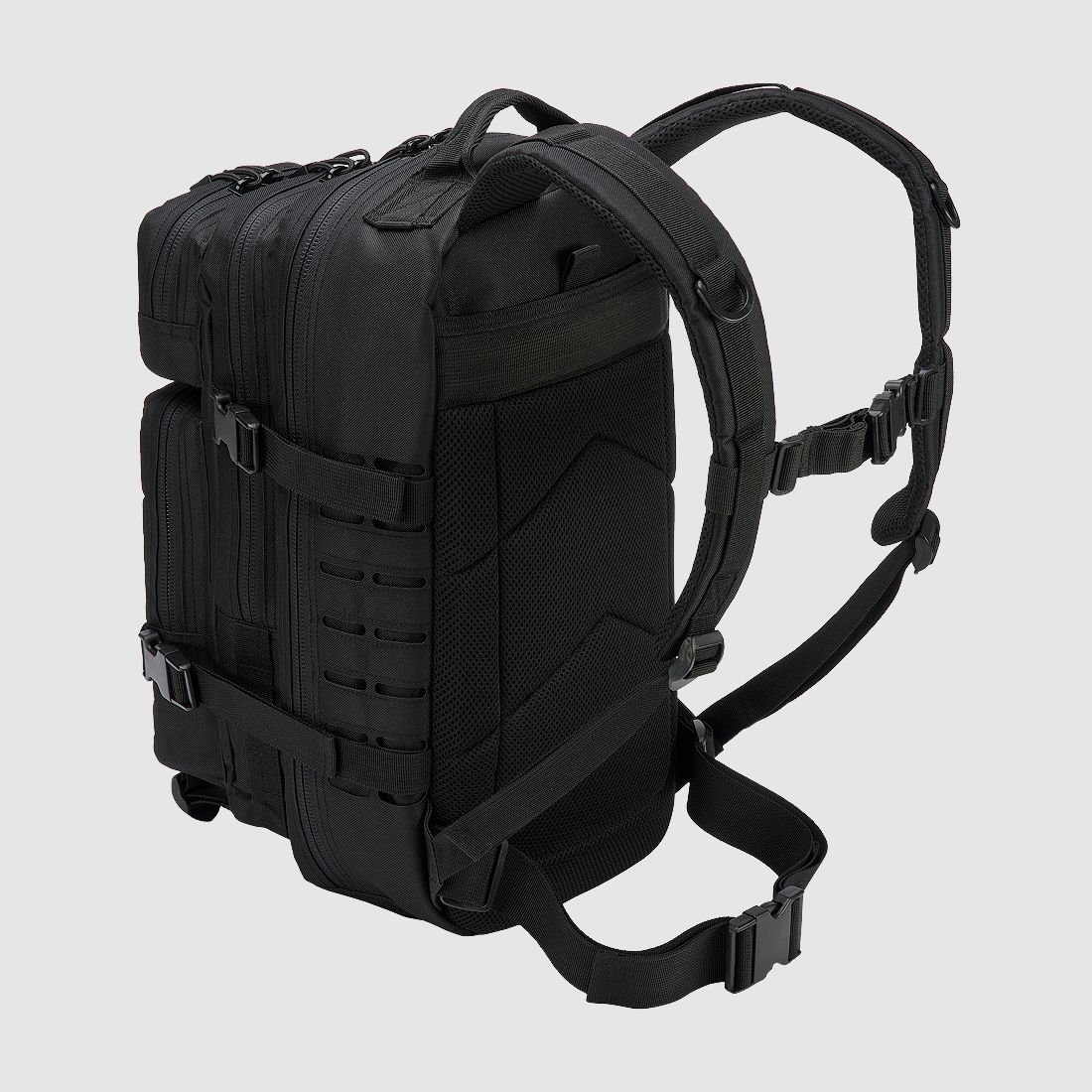 Brandit US Cooper LASERCUT Medium Farbe: Black – Mehrzweckrucksack (25-Liter-Klasse)