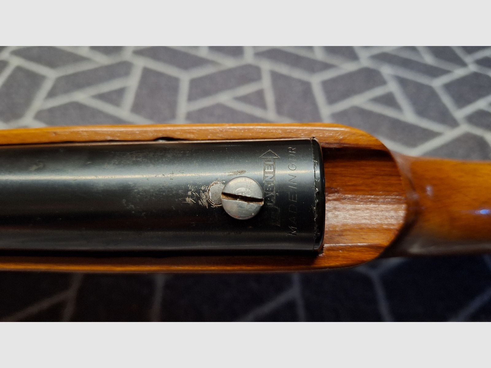 Haenel Suhl 310 DDR-GST Luftgewehr mit Magazin!