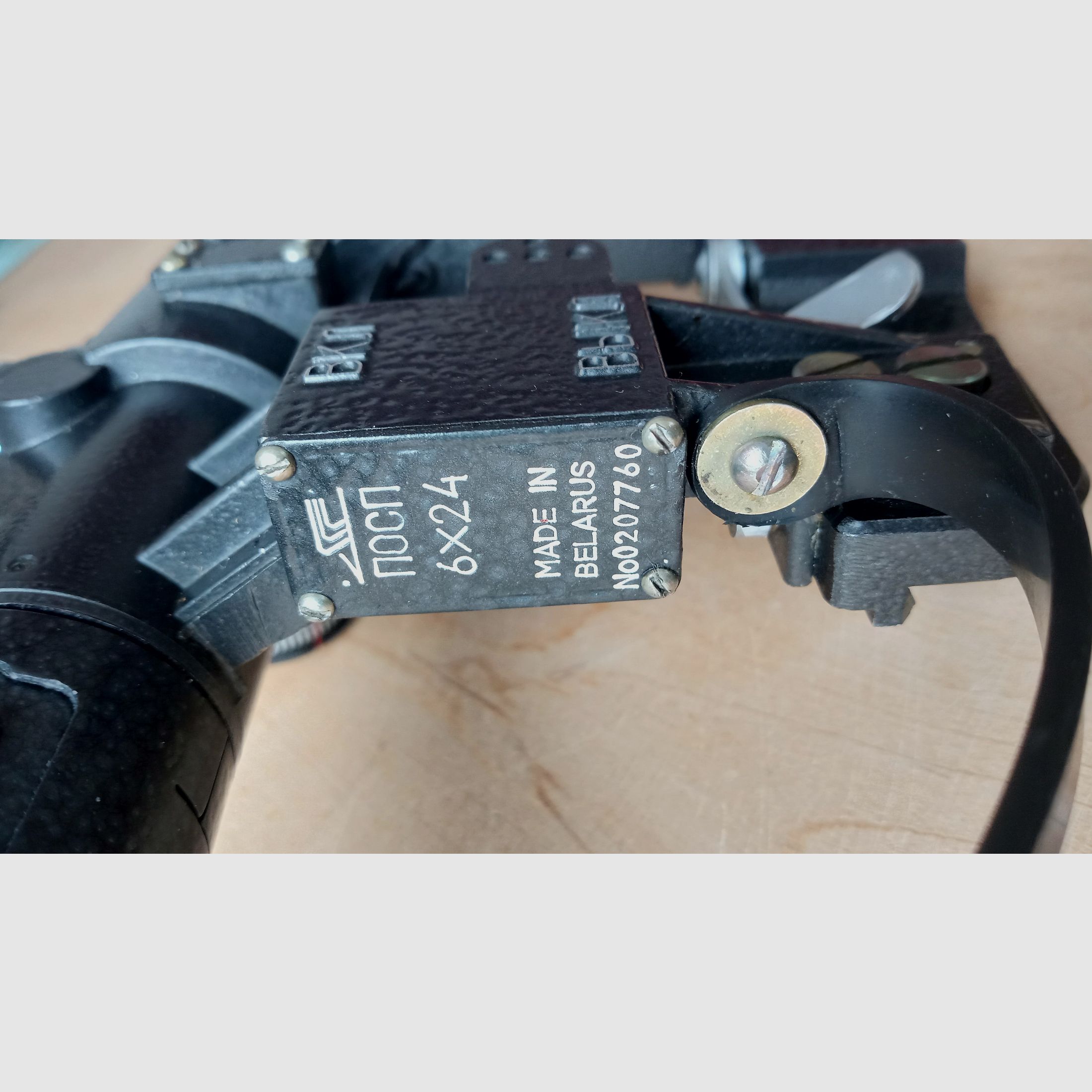 6x24 SVD Zielfernrohr Optik für Dragunov / Hergestellt in Weißrussland / Bedingt Yunker möglich // SVU Tigr PSOP PSO-1M2 PSO-Scope