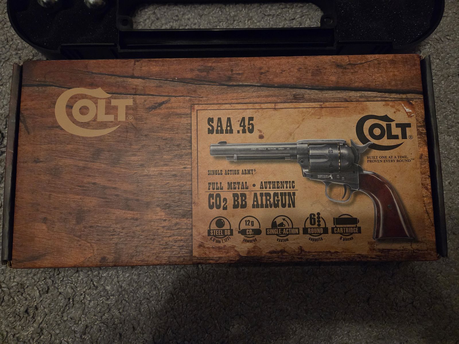 Colt Single Action Army 45 antique revolver CO2 4,5mm BB