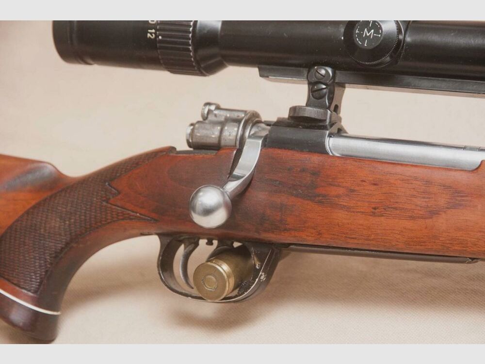 Mauser System 98 Parker Hale mit Zielfernrohr Nickel Marburg 3-12x56 Leuchtabsehen 4