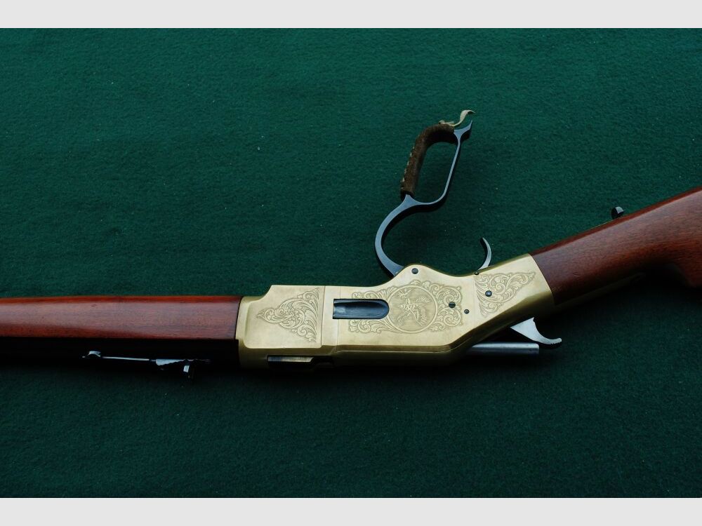Win. 66 Carbine, Indian Head graviert, komplett CAS überarbeitet