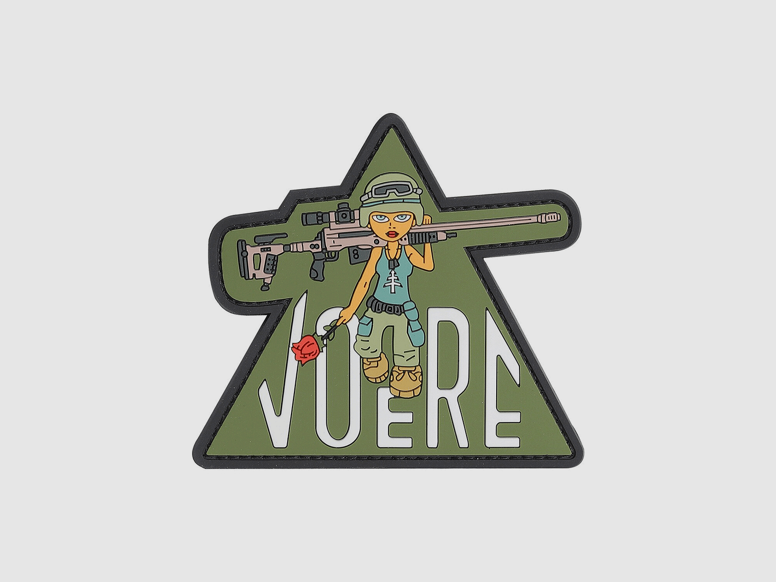 PATCH – VOERE Girl (VOERE X4) (MIT VELCRO), Bild 1 von 2