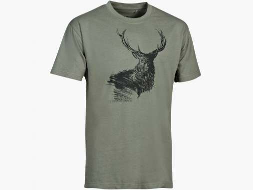 ProHunt Maglietta da Uomo Stampa Cervo | 2XL