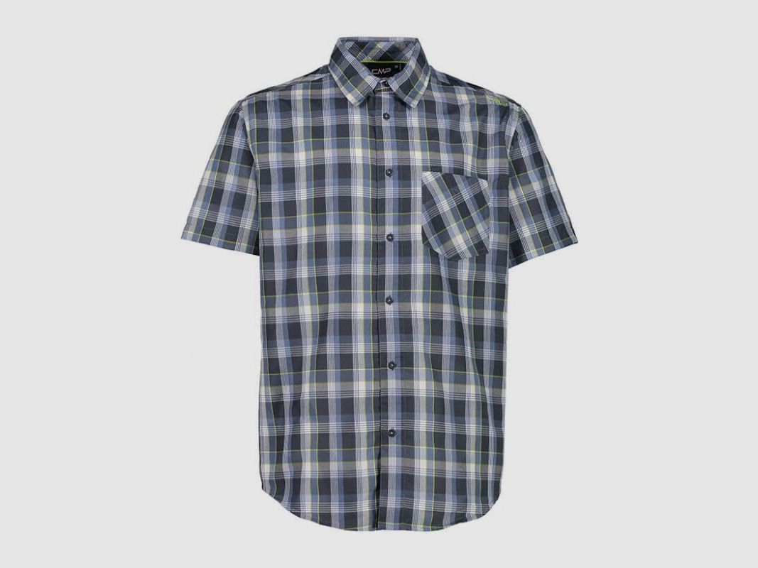 CMP Kurzarm-Hemd mit Karomuster Plutone-Cosmo 48