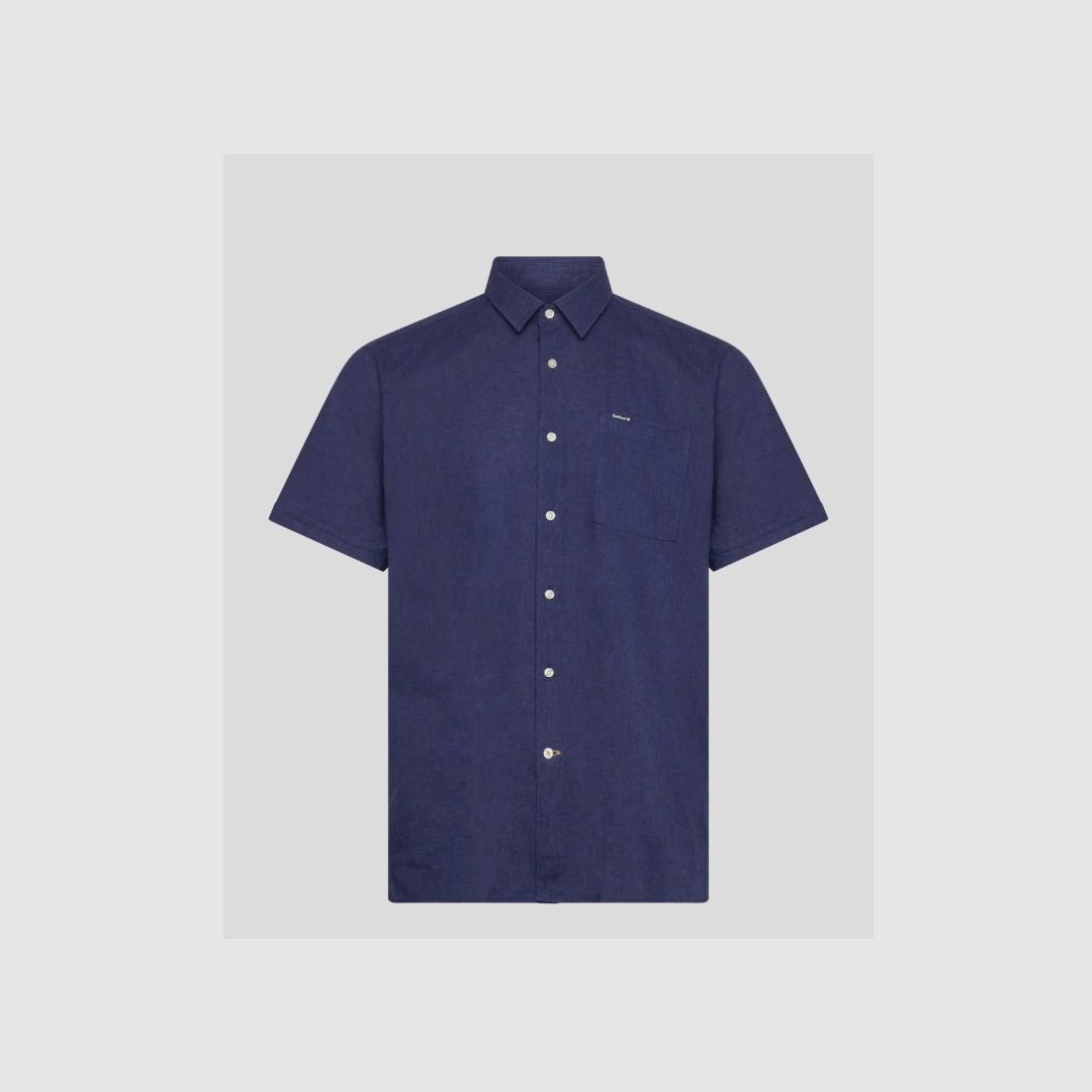BARBOUR NELSON SS LINEN BLEND REGULAR FIT, BLUE