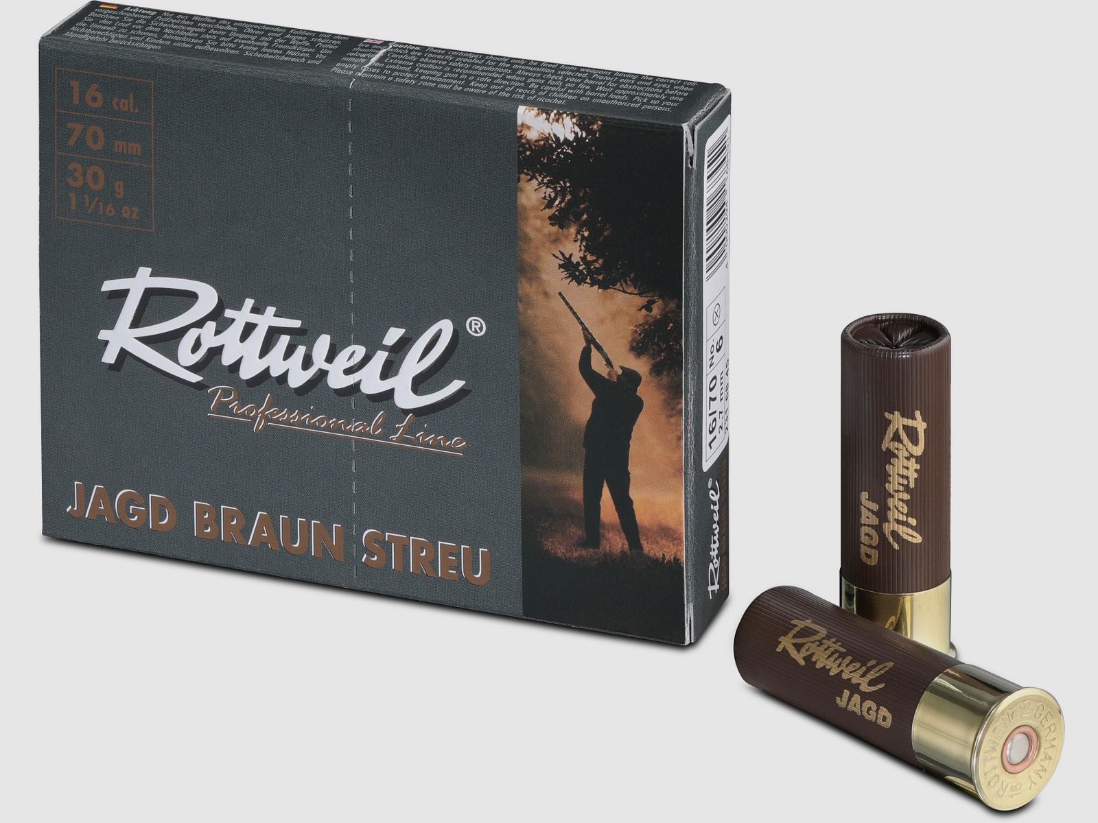 ROTTWEIL Jagd 16/70 3,0mm Plastik,10er Packung