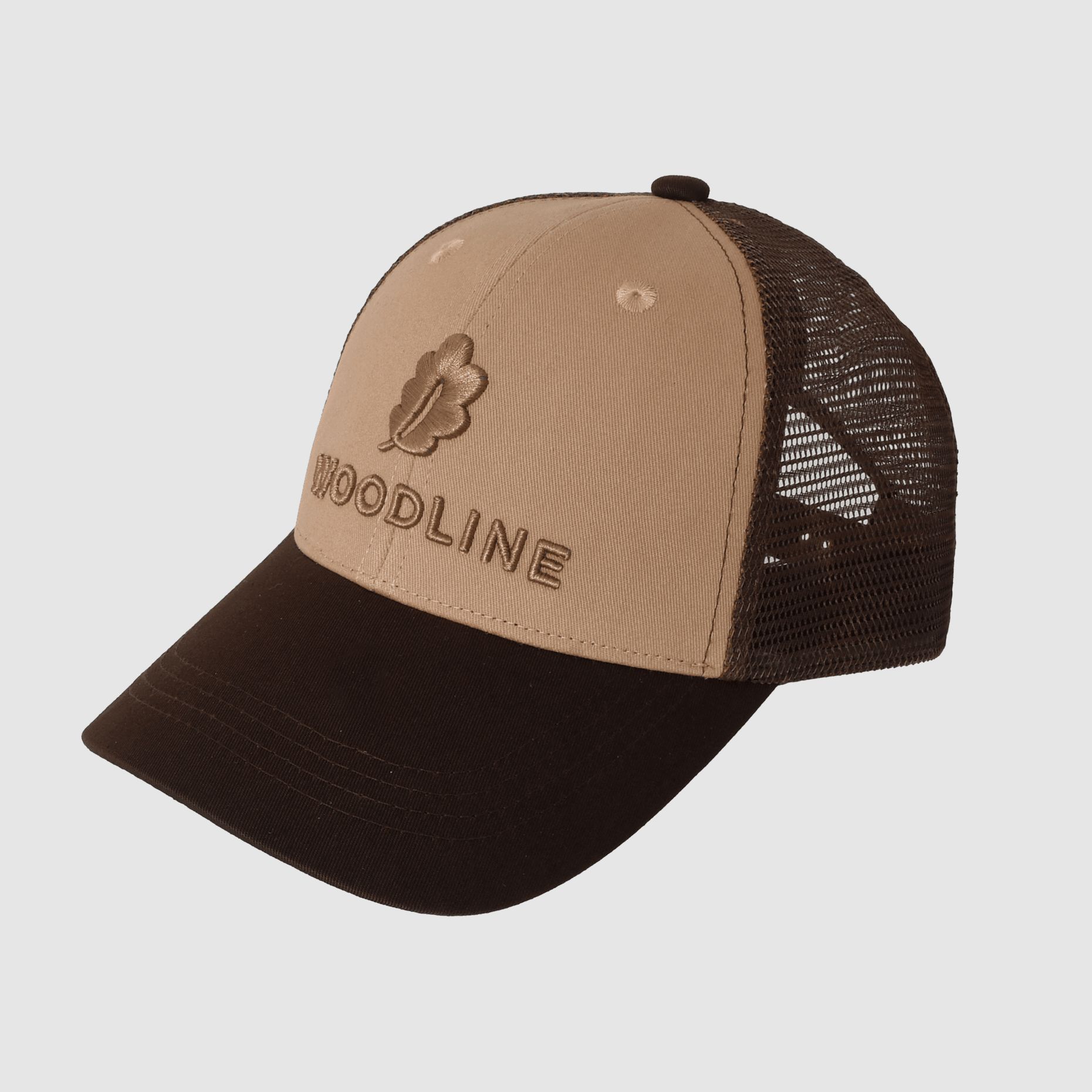 Woodline Trucker Cap Beige/Braun
