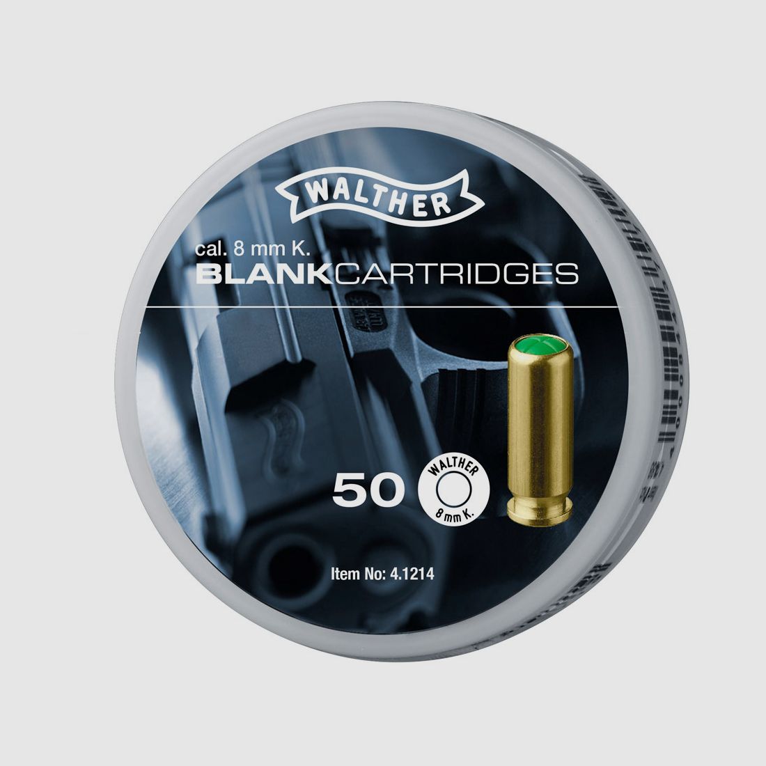 Walther Platzpatronen Kaliber 8 mm K. - 50 Schuss
