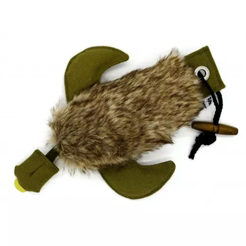 Farm-Land Dummy per Cani Anatra con Pelliccia 300g, immagine 1 di 4
