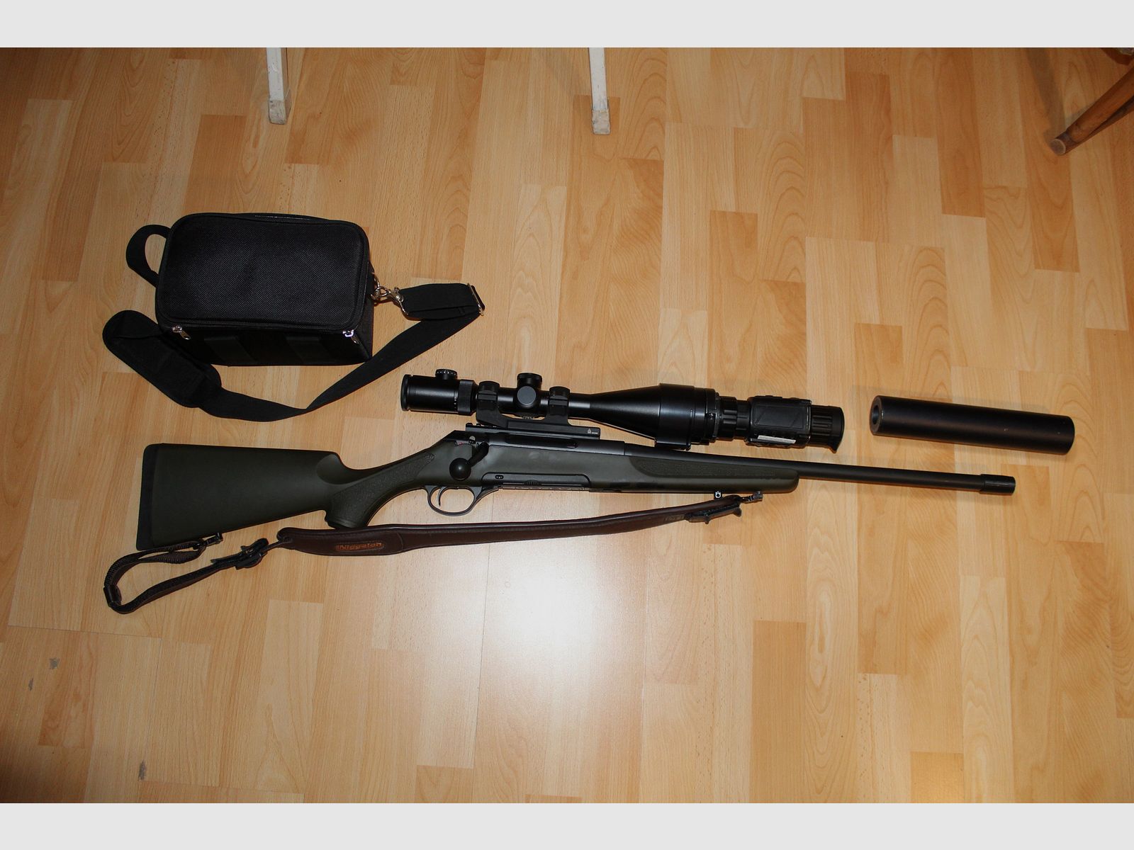 Haenel Jäger 10  8x57IS Komplettpaket. mit ZF DDOptic/Montage  Wärmebild und Schalldämpfer