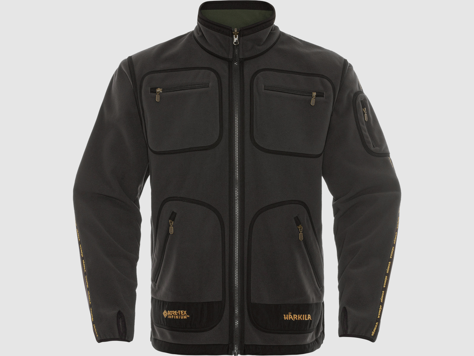 Härkila Kamko Fleecejacke Grey/ Green