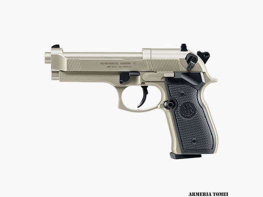 CO2 Pistol – Umarex – Beretta 92 FS 4.5 mm (.177) Pellet, CO₂, < 4.0 J, nickel finish