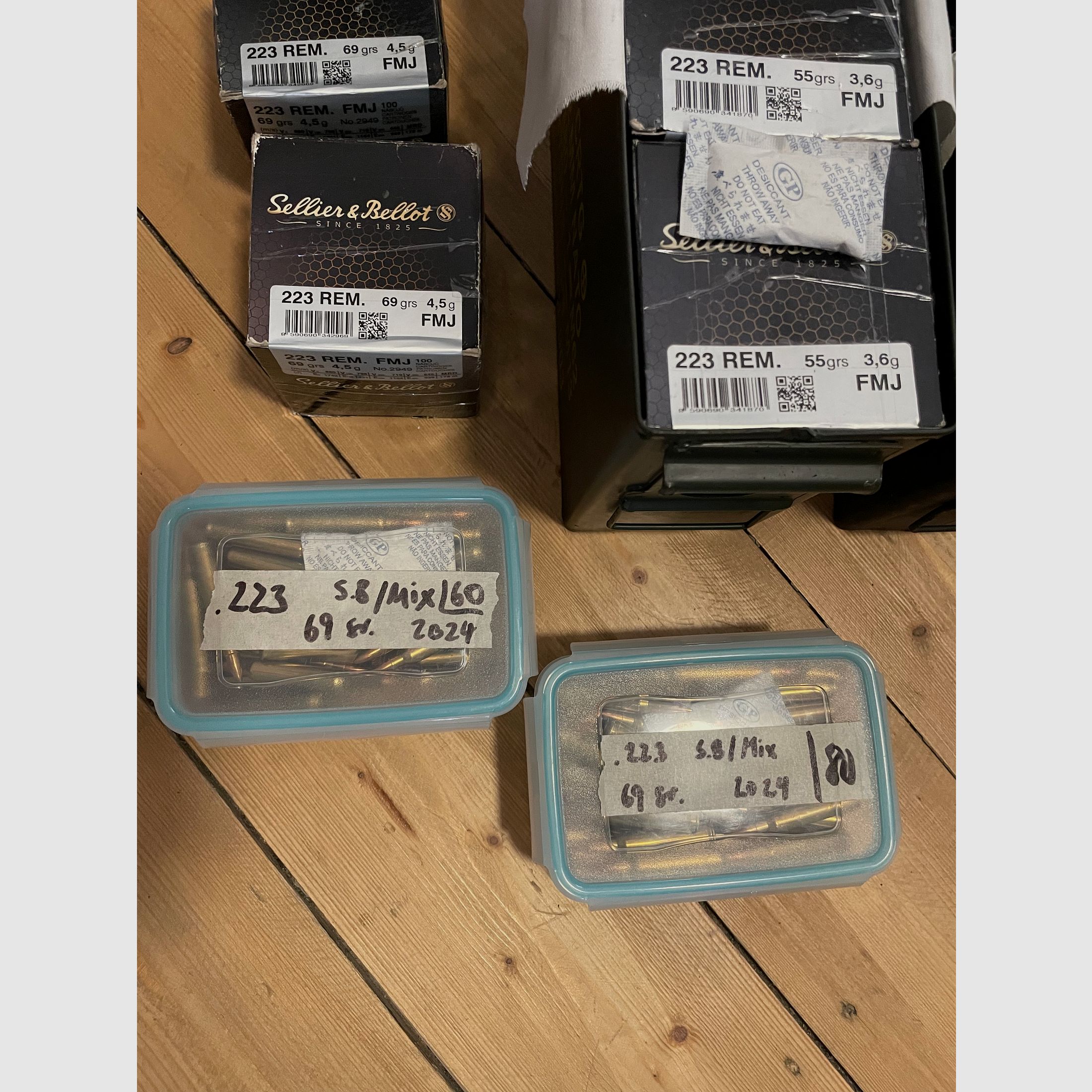 .223 ammunition total 2240 rounds incl. 3 ammo boxes