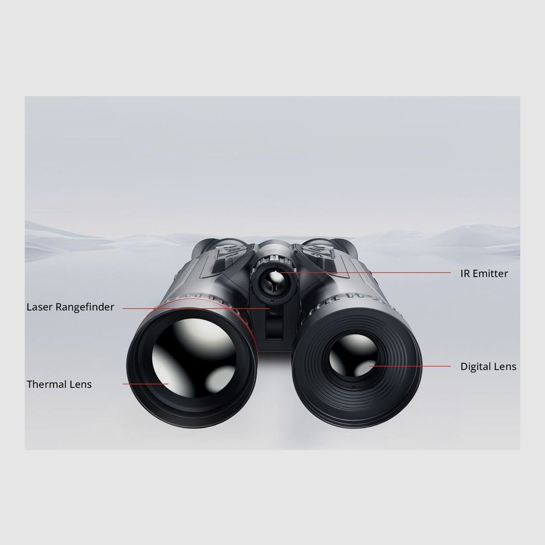 Hikmicro appareil d’imagerie thermique Habrok Pro HX60LS jumelles 850/950 nm image thermique et optique, image 11 sur 11