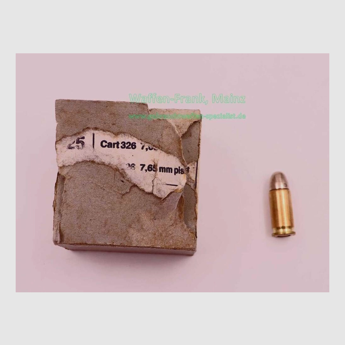 Waffen-&Munitionswerke Thun CH Pistolenmunition 7,65mmBrowning/.32ACP