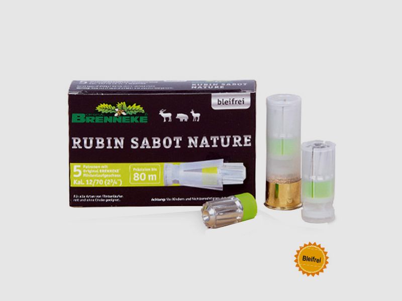 Brenneke RubinSabot Nature .12/70 19g 5 cartouches