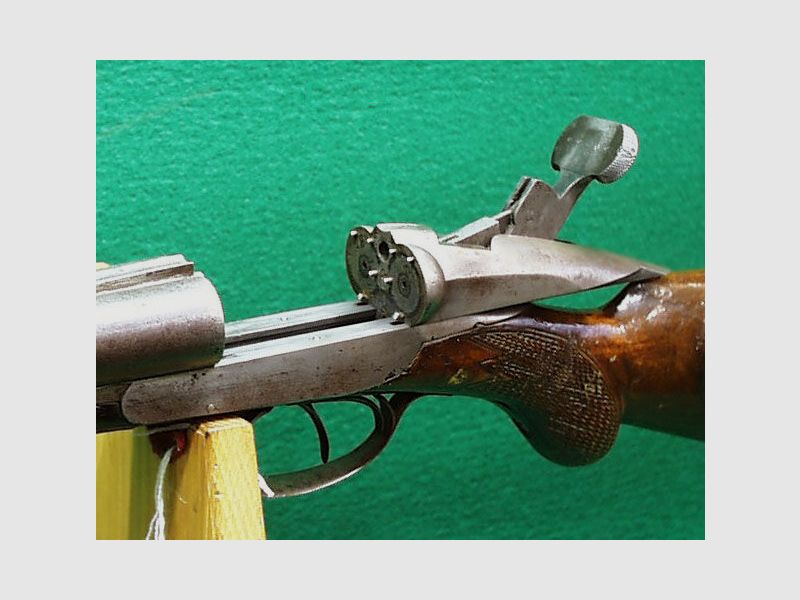 Charlin double-barrel shotgun, sliding lock