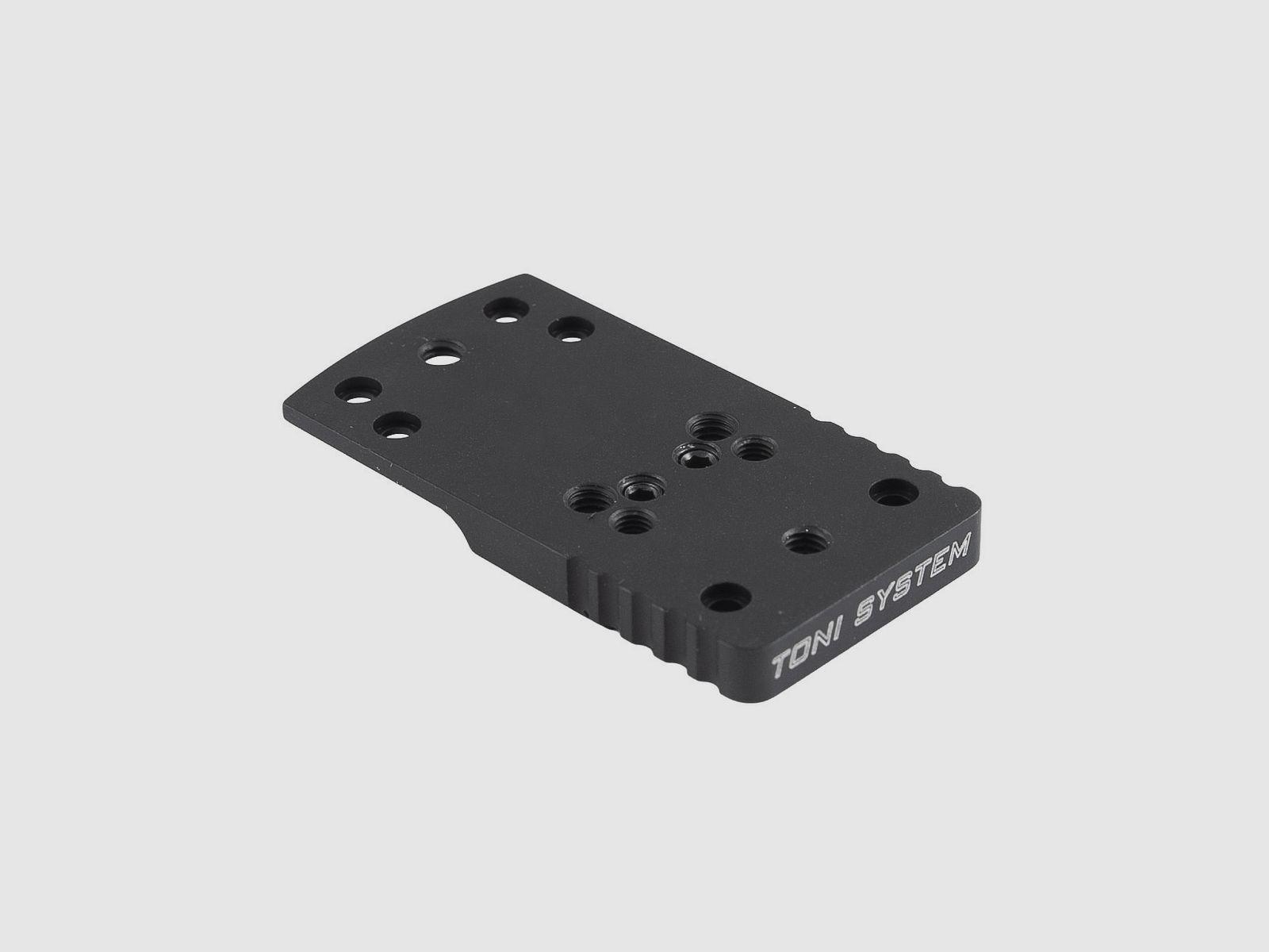 Red Dot Schwalbenschwanz-Grundplatte (Typ A) für Infinity - TONI SYSTEM / Red dot dovetail base plate (type A) for Infinity  - TONI SYSTEM  *  ITEM CODE OPXINF2A
