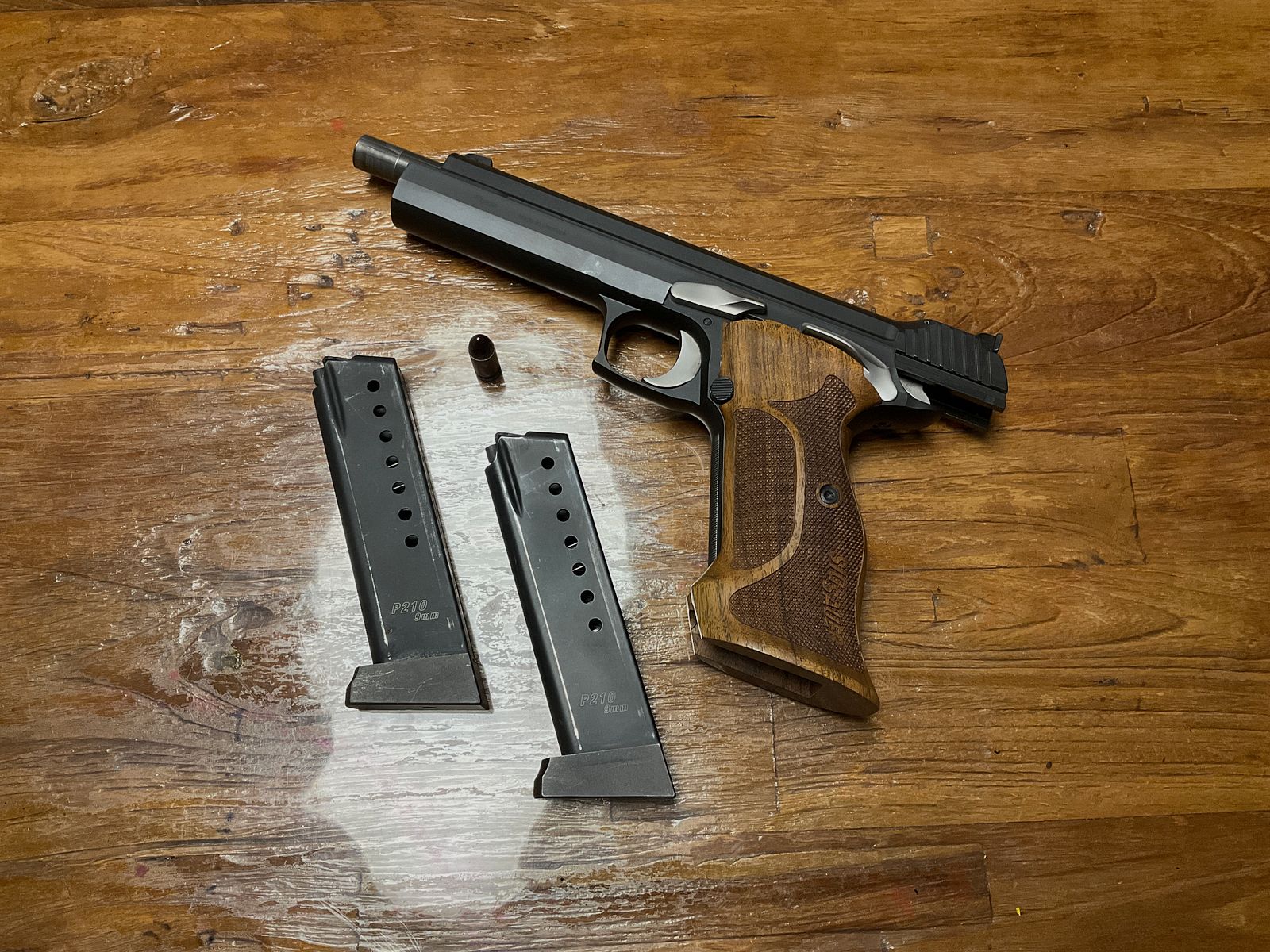 SIG P210 Super Target 6 inches, 9 mm Para