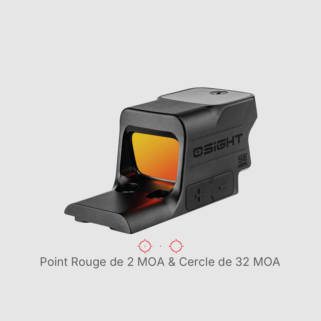 Viseur point rouge OSIGHT SE MOS sur système GLOCK® MOS gen 5 multi-réticules 2 MOA et cercle de 32 MOA, image 1 sur 8