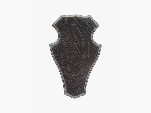 EUROHUNT Piastra Trofeo Cervo in Rovere 22x13 cm Colore Scuro - Presentazione Elegante della Carne di Caccia