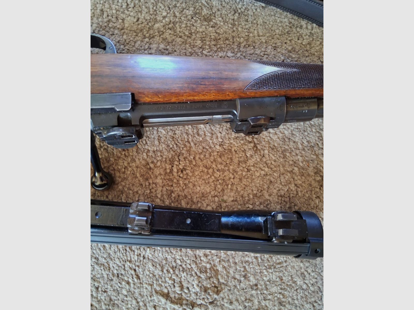 Langwaffe Brünner Repetierbüchse 7x57 mit Zielfernrohr Hubertus 6x40