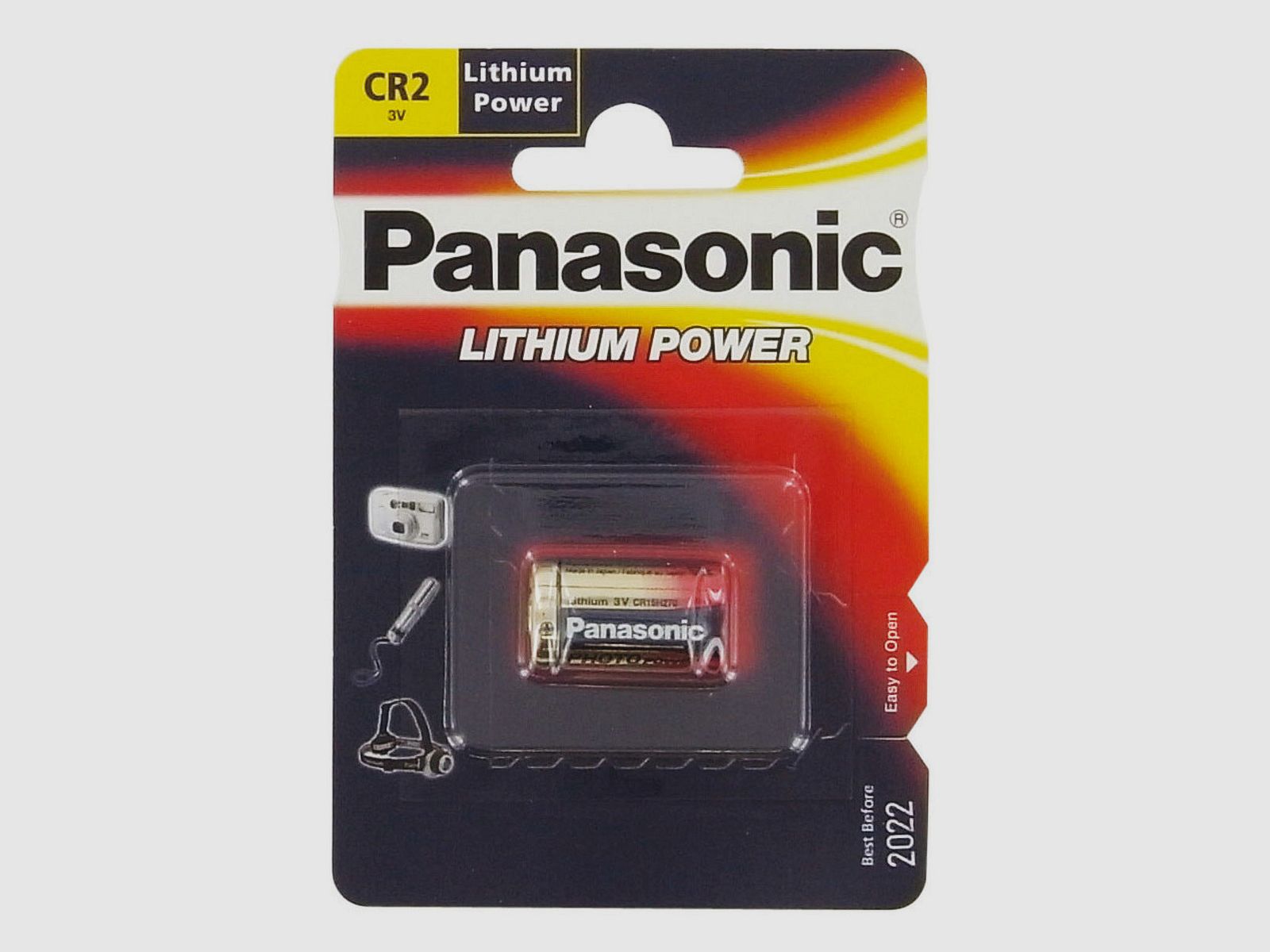 Panasonic CR2 Lithium 3V Fotobatterie