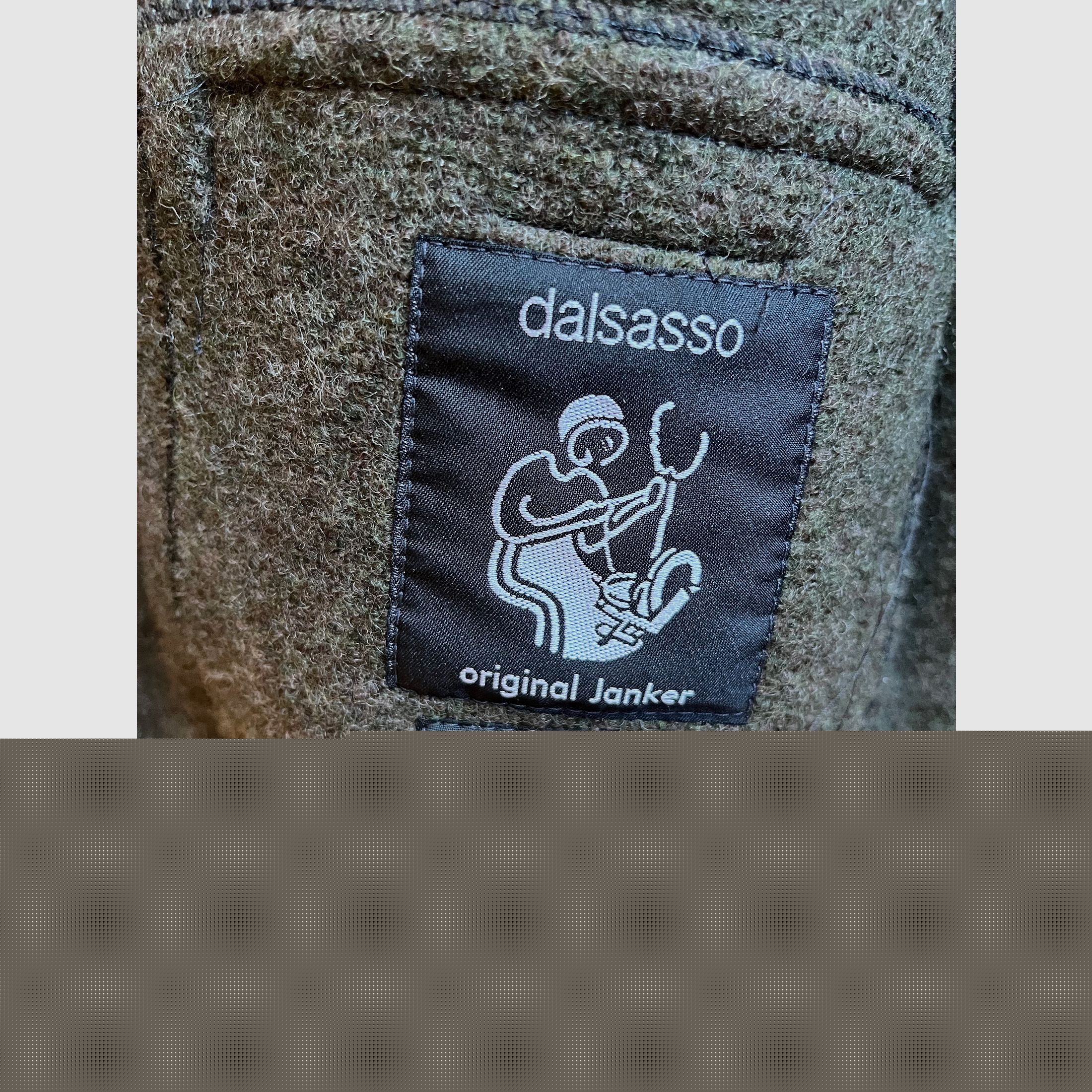 grüner Janker aus Wolle/ Wollweste